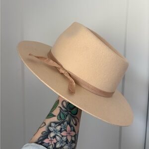 [Sold] Lack of Color - Zulu Fedora Hat - Ivory - Medium (57cm)
